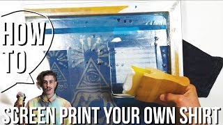 How To screen print your own shirt