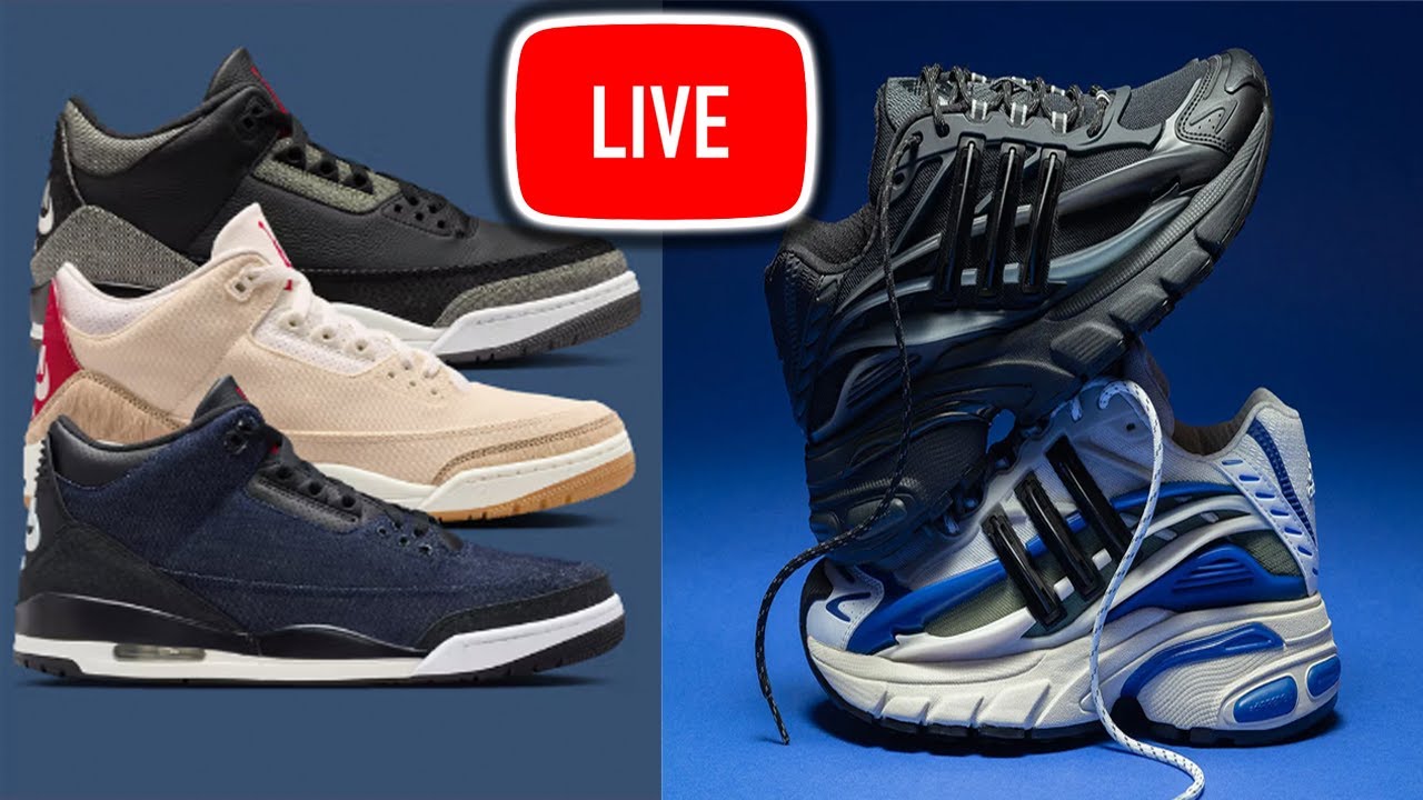 LIVE COP Air Jordan 3 x Levi Collection & Adistar Jellyfish by Pharrell