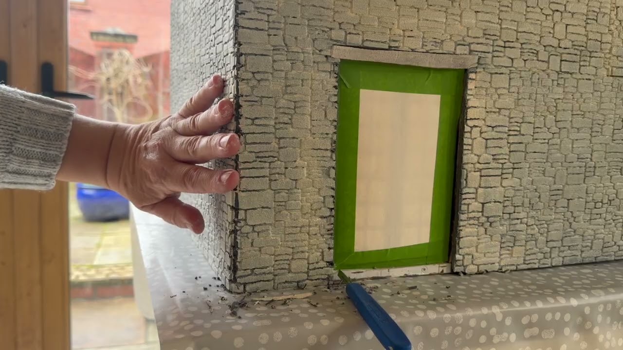 Crossley House 29   finishing around the exterior before I finish the stone work