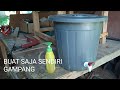 Cara pasang kran pada ember plastik