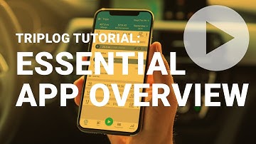 TripLog Essential App Overview