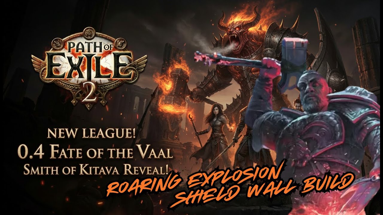 [PoE2 0.4 Build] Smith of Kitava Shield Wall Build 🛡️ Tanky, High ...