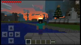playing in a dead server of minecraft alpha (minecraft PE alpha0.8.0)