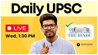 🔴 LIVE: Free Daily UPSC Classes | By Naman Sharma Sir | 1:30 PM | Class-32