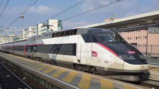 CAB RIDE DE LE MANS À MASSY TGV EN TGV RÉSEAU