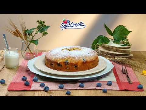 Torta morbida con skyr e mirtilli - Sant'Orsola Videoricette