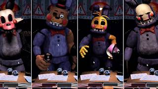 What If Withered Bonnie Had Toy Animatronic Faces? (FNaF 2 Mods)