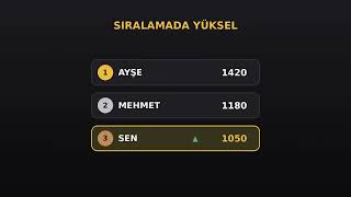 Zihin Üssü – Türkçe Kelime Düellosu | 8 Oyun Tek Uygulama screenshot 5