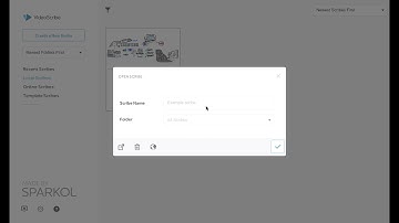 Sparkol VideoScribe | Save a scribe online without opening it on the canvas