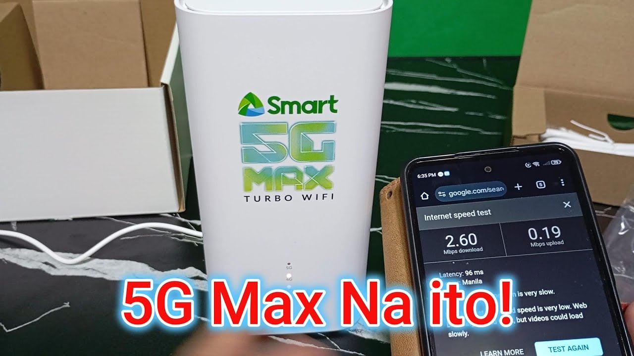 Smart 5G Max Home Wifi Unboxing and Speed Test - YouTube