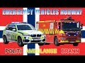 🚨 [Norway] Fire Engines, Police and Ambulance Responding (collection)