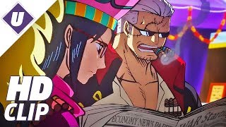 One Piece: Stampede! - Official Smoker & Tashigi Clip | English Sub