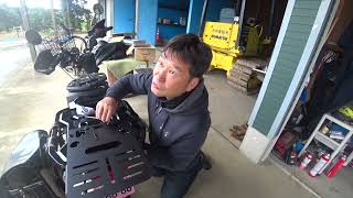 ハンターカブ「フラット延長キャリア」取り付けの儀〜ハンターカブは無駄なものばかりの巻〜