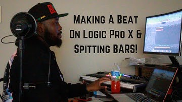 Making a Hip Hop Beat and rap song on Logic Pro X 10 | Omnisphere Output Arcade Alchemy