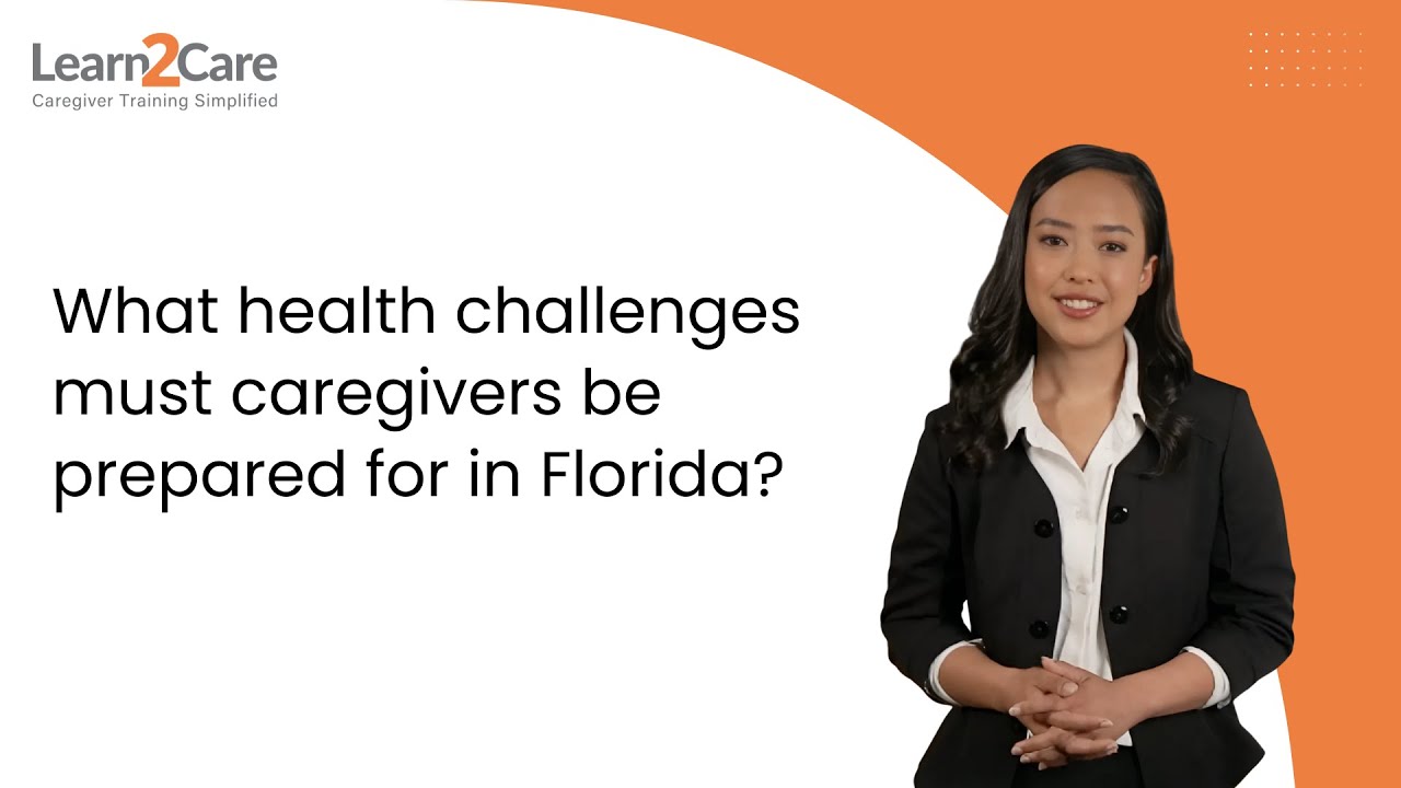 What health challenges must caregivers be prepared for in Florida?