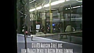 Renew video: CTA #20 Madison Street bus from Wabash Avenue to Austin Avenue term. (02-02-16)