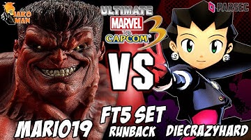 UMVC3 Parsec FT5 Set Runback - Mario19 (Hulk/Captain America/TaskMaster) VS DieCrazyHard
