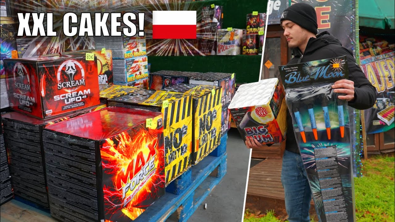 DEZE MARKT IN POLEN HEEFT EXTREEM VEEL VUURWERK! 😱🇵🇱