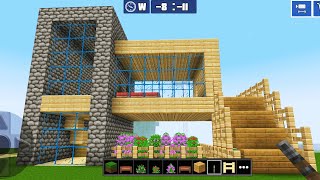 Planet Craft: Block Survival Craft Game Online Gameplay #48 (iOS & Android) | Small Modern House 🏠 screenshot 5