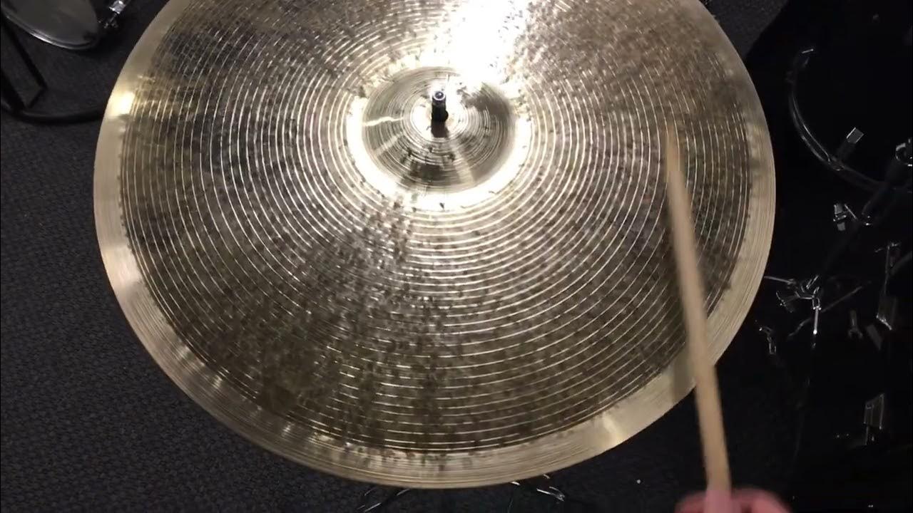 22" half turk Jazz Ride w. 2 rivets. (Tony Williams inspired handmade