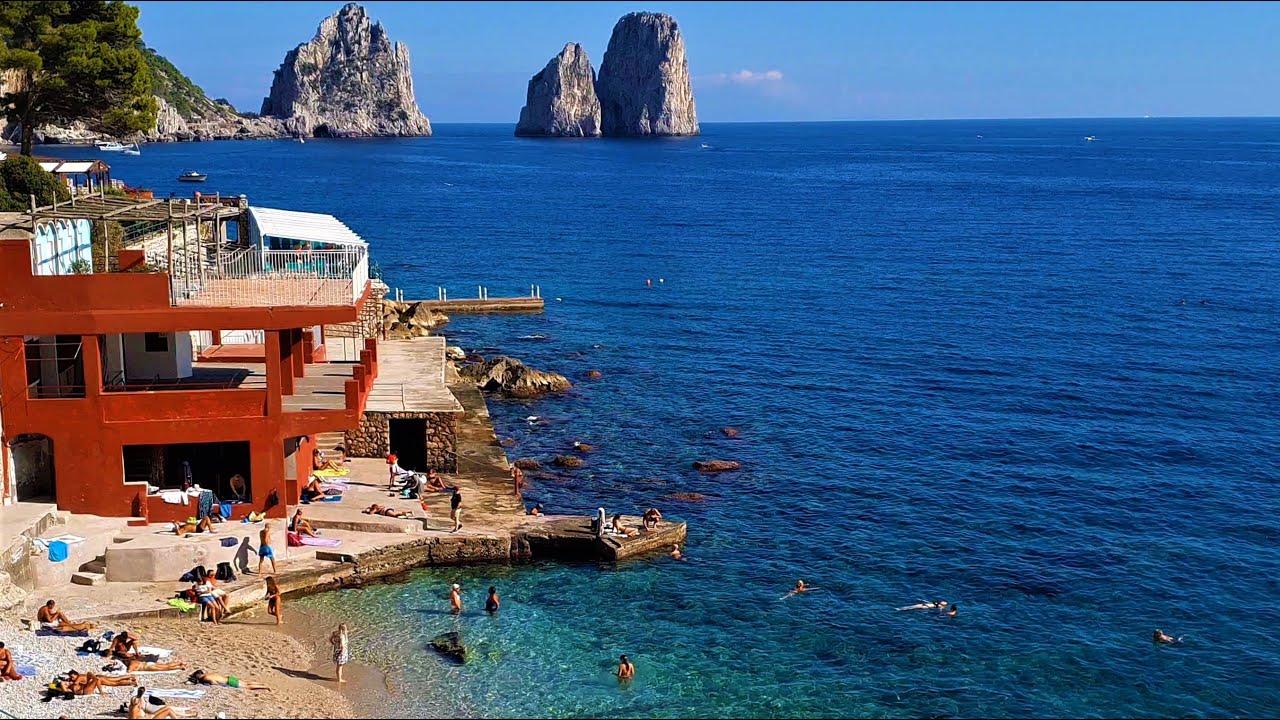 Capri Marina Piccola cam view