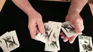 Small Packet Double Lift. Card Mat Tutorials.