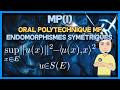 [MP(I)] Endomorphisme symétrique - oral Polytechnique MP (maxima d'une application classique)