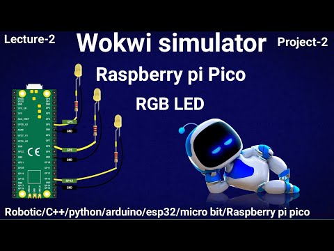RGB LED Control with Raspberry Pi Pico in Wokwi Simulator