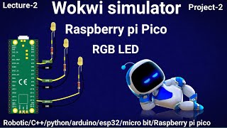 RGB LED Control with Raspberry Pi Pico in Wokwi Simulator
