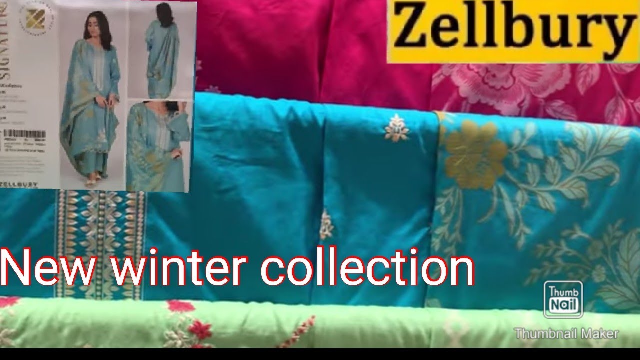 Zellbury new winter collection ll zellbury winter collection 2022 YouTube