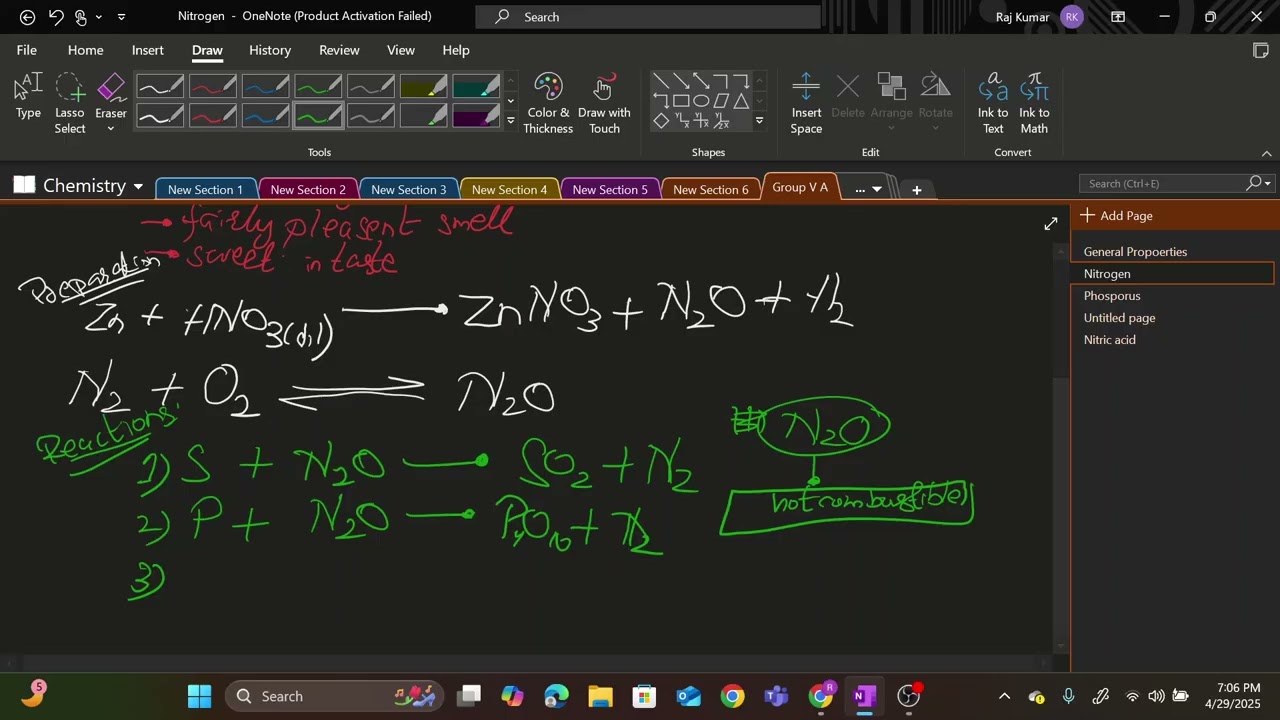 Group V A Elements | P Block Elements | Chemistry | Learn With Raj