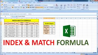 MS Excel - INDEX & MATCH Formula | How to use Index Match formula | Index Match Formula in Excel