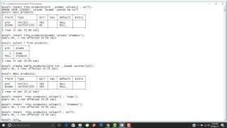 Not null Constraint in Mysql