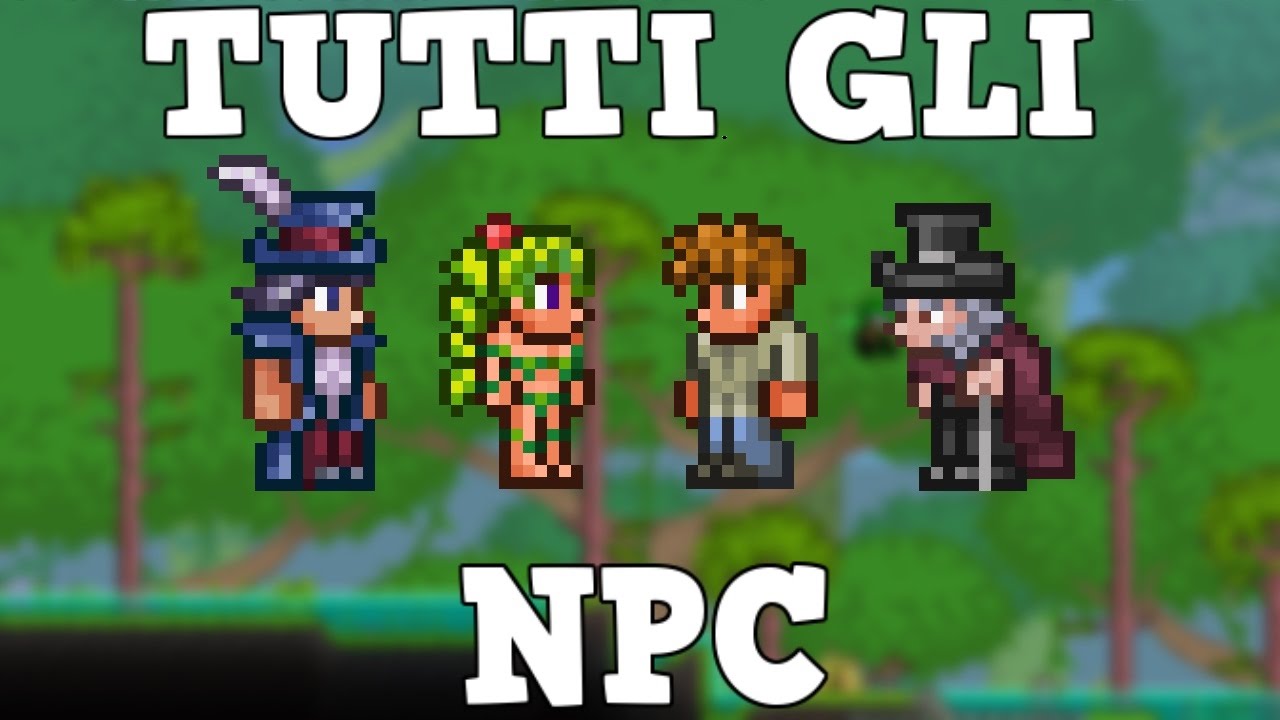 Terraria: TUTTI GLI NPC fino alla 1.3.1
