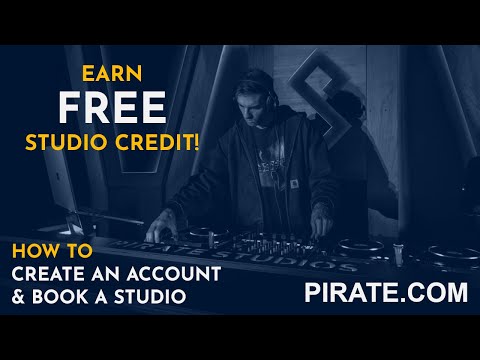 How to Create a PIRATE.COM Account and Book a Studio at Pirate Studios