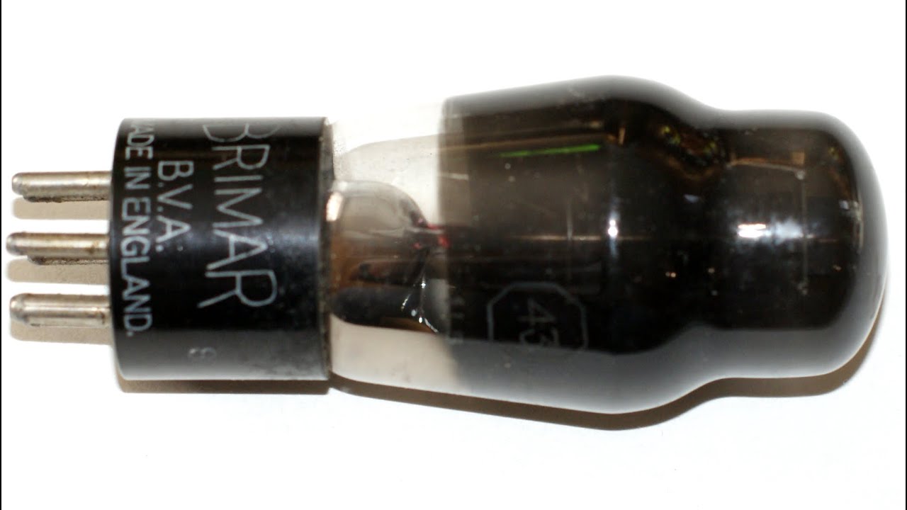 Unboxing A Brimar 43 Audio Output Pentode Vacuum Tube 