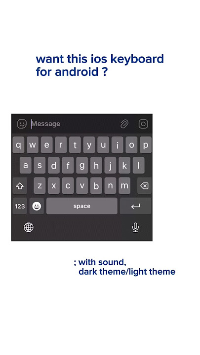 IOS Keyboard for android #shorts #tutorial #iphone #keyboard #android #fyp #foryou