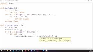 Project Euler 37: Solution in Python