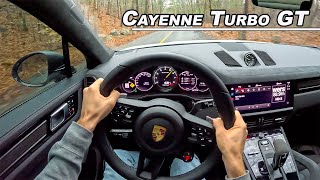 2022 Porsche Cayenne Turbo GT - Driving The Fastest SUV on Earth (POV Binaural Audio)