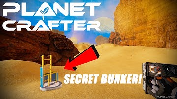 Planet Crafter | Secret Bunker in the Desert!