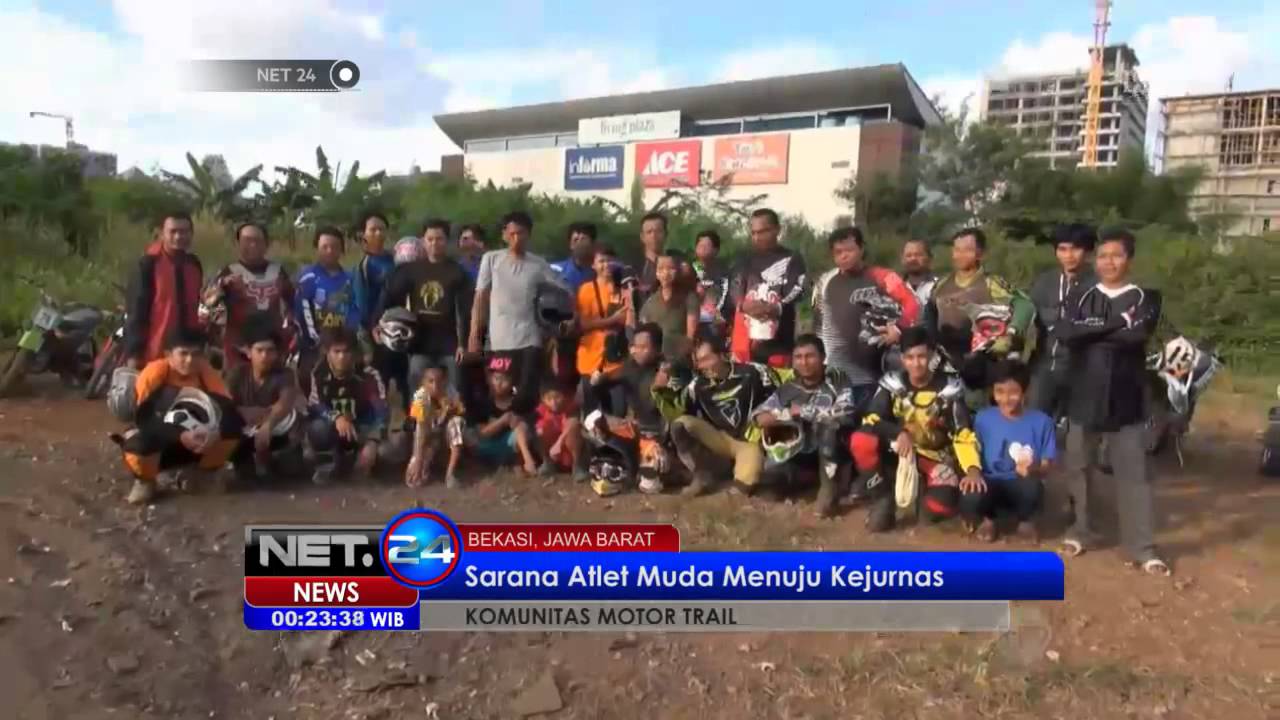 NET24 Komunitas Motor Trail Di Bekasi YouTube