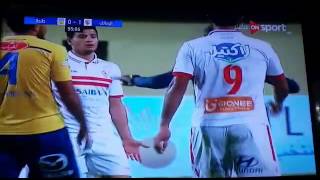 المعلق المتميز محمد الغياتي يذكر ان من اكتشف احمد الشناوي الكابتن اشرف خضير في مباراة الزمالك