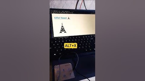 Draw a Eiffel Tower in MS Word Using Just a keyboard shortcut - You Won