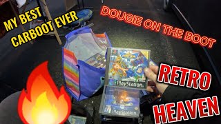 MY BEST CARBOOT EVER AT BOLTON RETRO GAMES EVERYWHERE DOUGIE ON THE BOOT  EBAY RESELLER UK LETS GO