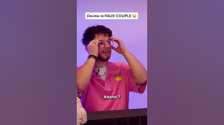 Devine le FAUX couple 😳