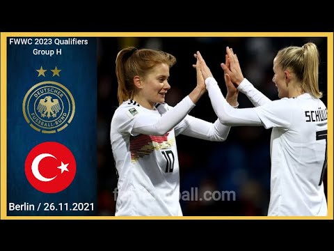 [8-0] | 26.11.2021 | Germany vs Turkey | FIFA Women World Cup 2023 Qualifiers | Group H