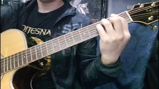 시나위 (Sinawe) - 겨울비 (Winter Rain) (Acoustic Guitar Cover)