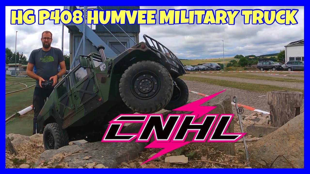 HG P408 HUMVEE MILITARY TRUCK UND RC HG-P408 HUMMER 4x4 IN ACTION IM RC  TRIAL PARCOUR GEVENICH 2022 - YouTube