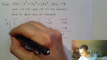 Zeros of Polynomial Functions - Part 2