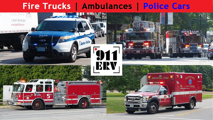 Fire Trucks, Ambulances, and Police Cars Responding Compilation | August 2022